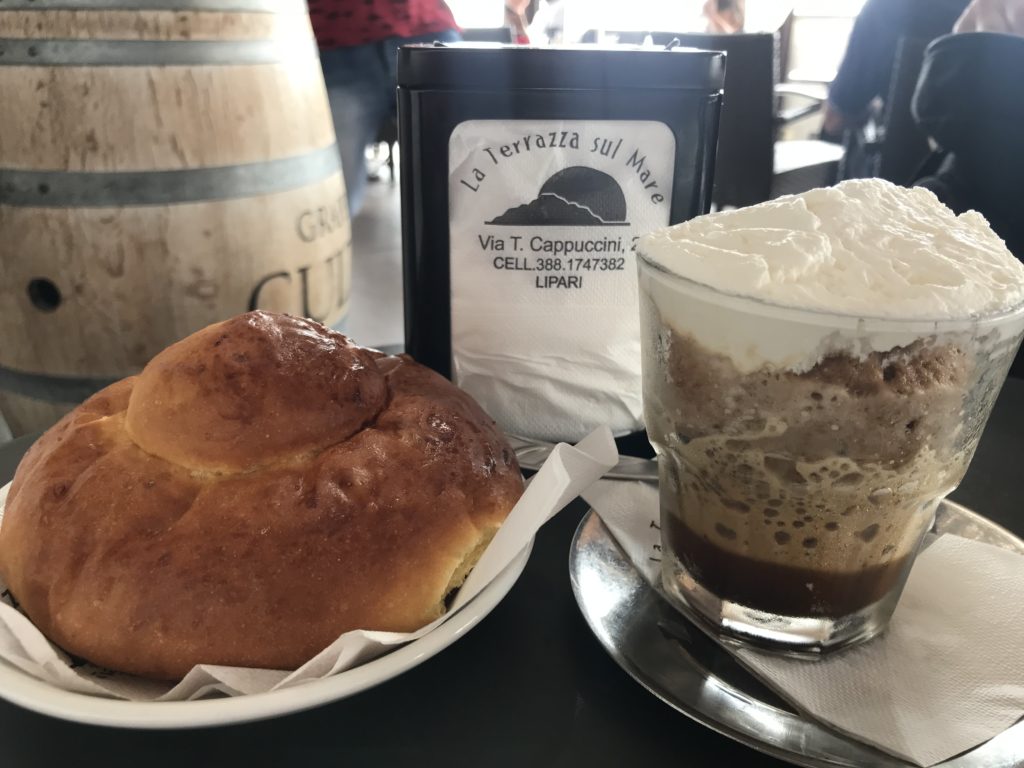 Granita and brioche