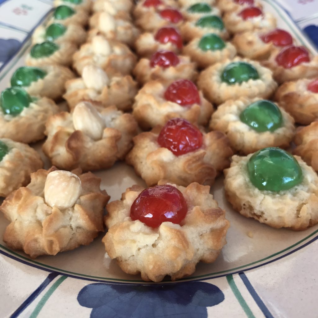 Homemade almond biscuits